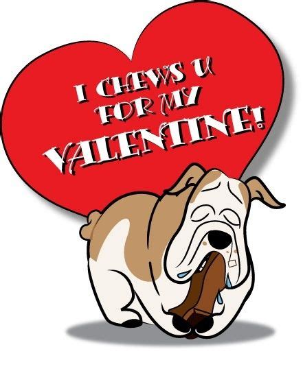 Bulldog Valentine Card Happy Valentine Happy Valentines Day