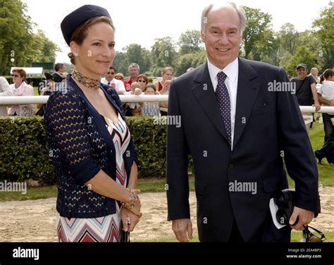Ismaelien Charismatic Leader Prince Karim Aga Khan And His Daughter