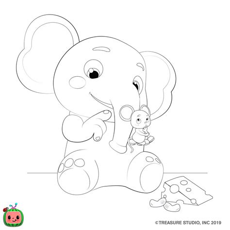 Cocomelon Coloring Book Coloring Pages
