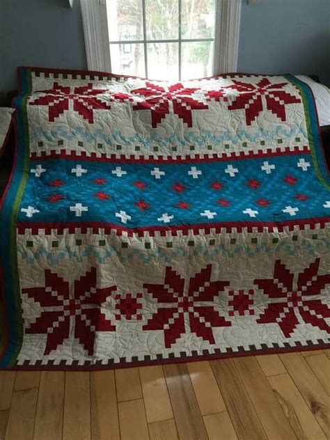 Cool Quilt Scandinavian Quilts Holiday Quilts Christmas Quilts