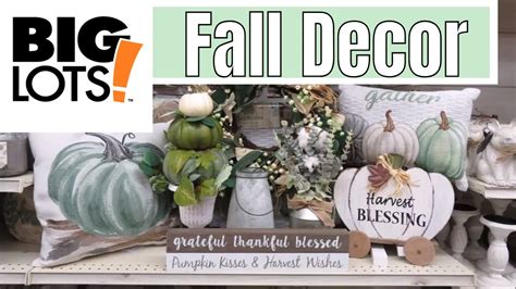 Big lots offers discounts on outdoor furniture, decor, storage, electronics, and more. Big Lots FALL Decor 2018 - YouTube