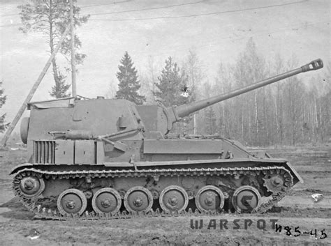 Soviet Experimental Light Tank Destroyer Su 85b April 1945 Rtanks