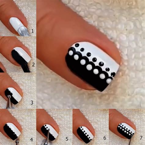 5 Easy Nail Art Designs For Beginners At Homestylish Belles Trendy