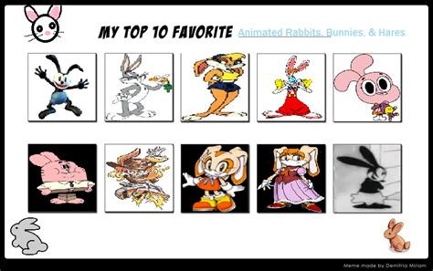 Bunny Cartoon Characters Names Pin On Lumiere Elecrisric