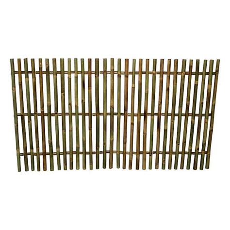 Mgp 5 Ft L X 3 Ft H Bamboo Picket Rolled Fence Even Top Nbf 36e The