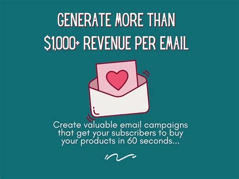 A Profitable Email Campaign Strategy That Generates 1k Revenue Per