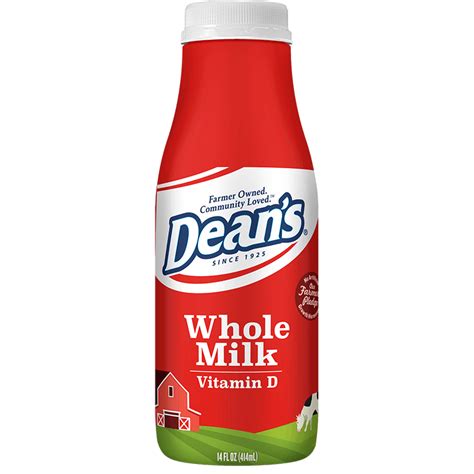 Whole Milk Plastic 14 Oz Deans Dairy