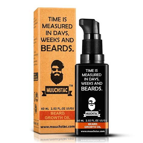 Buy Muuchstac Herbal Beard Growth Oil For Men For Thicker Longer Beard And Filing Patchy Beard