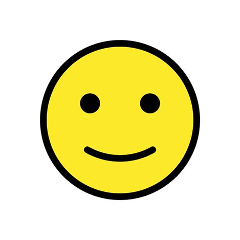 Slightly Smiling Face Emoji Clipart Free Download Transparent Png