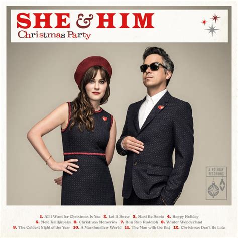 She And Him Christmas Party The Line Of Best Fit