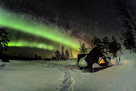 Auroras Northern Lights Trip By Car And On Foot Photographing Tour