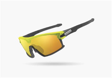 limar f90 polycarbonate cycling glasses matt titanium yellow limarusa