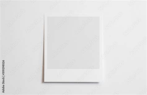 Plakat Blank Polaroid Photo Frame With Soft Shadows Tape Isolated On