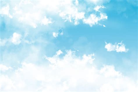 Bright White Clouds Background Psdgraphics