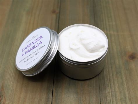 Lavender Vanilla Whipped Argan And Shea Body Butter Organic And Natural