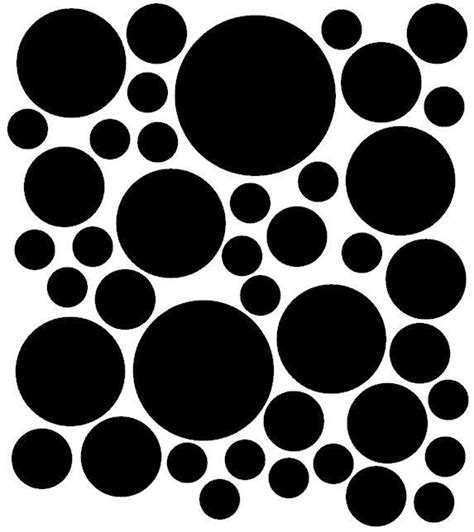 Sheet Of Polka Dot Vinyl Decals Circles Dots Polka Dot Decal