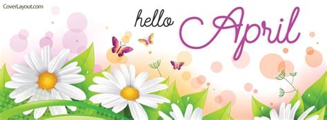Welcoming April With A Beautiful Facebook Cover