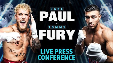 Jake Paul Vs Tommy Fury Uk Press Conference December 18th On Showtime Ppv Youtube