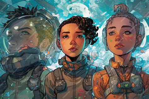 Premium AI Image | Plastic Chronicles Embark on an epic sci fi