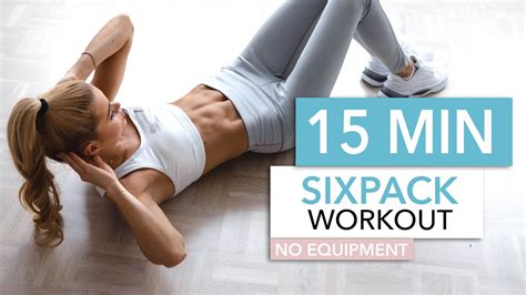 15 Min Sixpack Workout Intense Ab Workout No Equipment I Pamela Reif Youtube