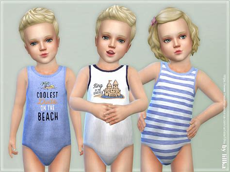 Toddler Sleeveless Bodysuit 01 By Lillka At Tsr Sims 4 Updates