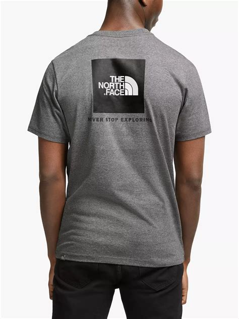 the north face cotton red box t shirt at john lewis and partners