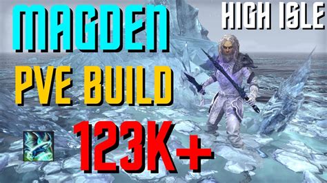 Eso Magicka Warden Pve Build 123k High Isle Youtube