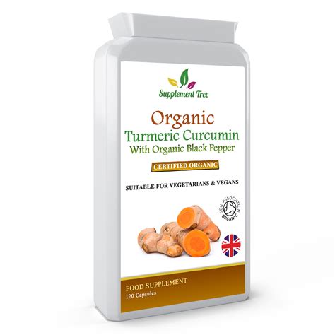 Organic Turmeric Mg With Organic Black Pepper Mg Soil Association