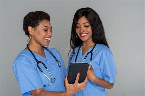 African American Nurses Stock Image Image Of Nursing 120675389