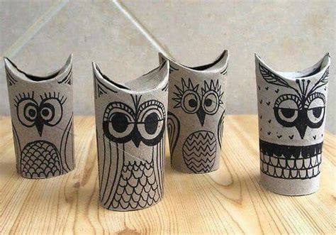 Uiltjes Van Wc Rolletjes Owl Crafts Paper Roll Crafts Toilet Paper