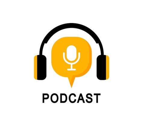 Premium Vector Podcast Logo The Microphone Icon Podcast Radio Icon