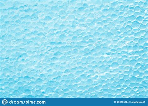 Light Blue Polystyrene Foam Board Texture Abstract Background Stock