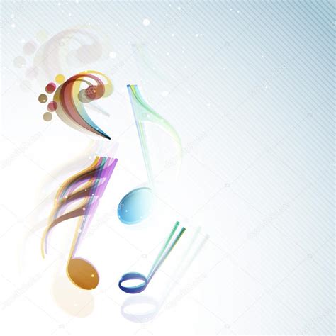 Shiny Colorful Musical Notes Stock Vector Image By ©alliesinteract