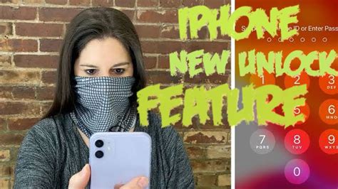 Unlock Iphone With A Face Mask Ios 135 Update Iphone X Youtube