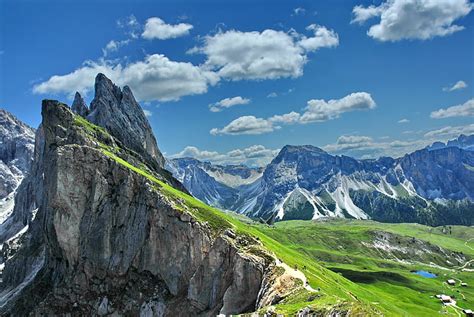Hd Wallpaper Highlands Mountain Photo Malga Da Dolomites Montagna
