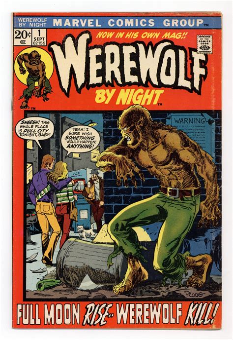 Werewolf By Night 1972 1st Series 1 Vg 45