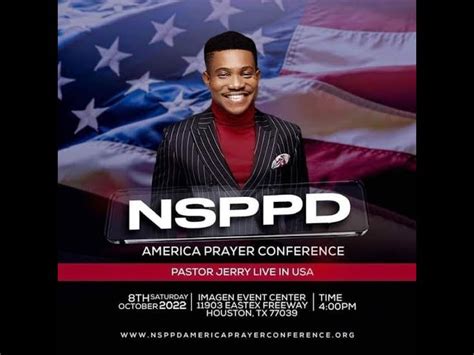 Nsppd America Live Prayer Conference 8th October 2022