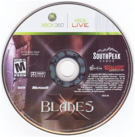 X Blades 2009 Xbox 360 Box Cover Art Mobygames