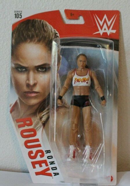 Ronda Rousey Wwe Mattel Basic Series 105 Action Figure New Ebay