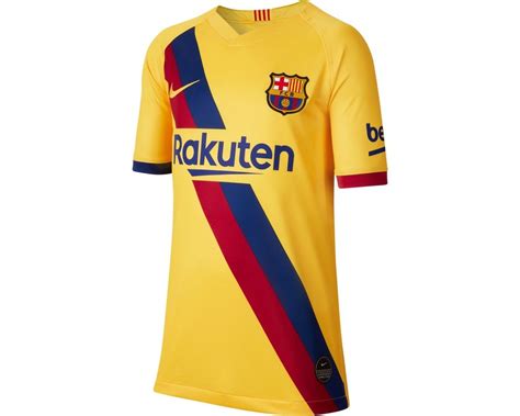 Nike Fcb Barcelona Youth Away Jersey 201920 Yellow