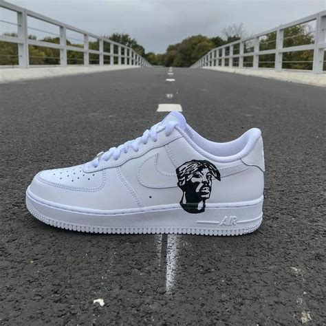 Nike Af1 Tupac In 2020 Hype Shoes Sneakers Custom Sneakers