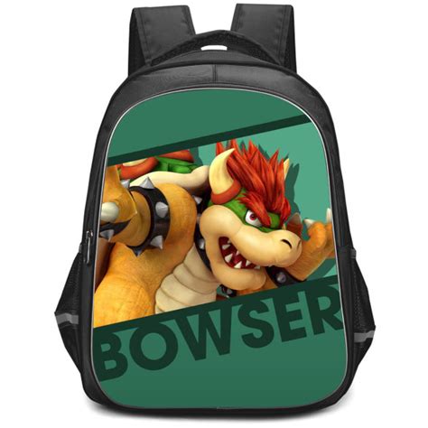 Super Mario Bowser Backpack Studentpack Bowser Fight Pose