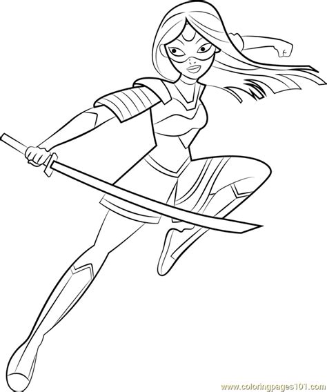 They are so many great picture list that could become your motivation and informational reason for dc superhero girls coloring pages design ideas on your own collections. Katana Coloring Page - Free DC Super Hero Girls Coloring ...