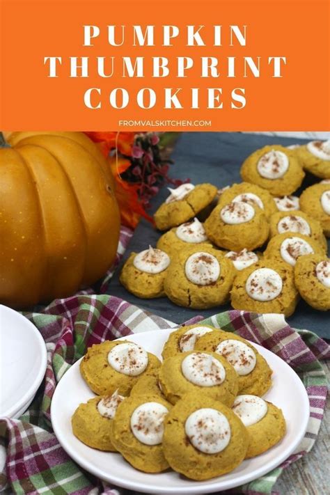 Pumpkin Thumbprint Cookies Recipe Mom Knows It All From Vals