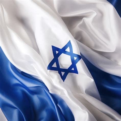 Premium Ai Image Israeli Flag With Star Of David Ai