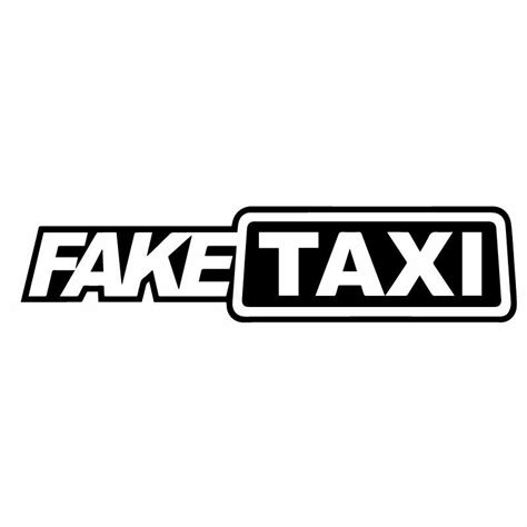 Faketaxi Decal Vinyl Die Cut Fake Taxi Car Sticker Ebay