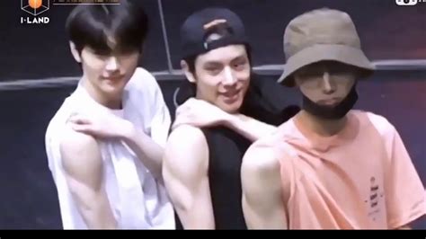 I Land Jake Sunghoon Jay And K Flexing Their Biceps And Abs Ep5 Youtube