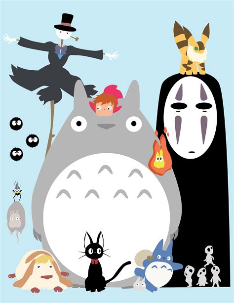 This Collage Of The Wonderful World Of Ghibli Is Simply