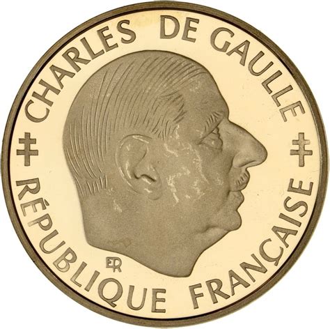 France 1 Franc 1988 De Gaulle Or Catawiki