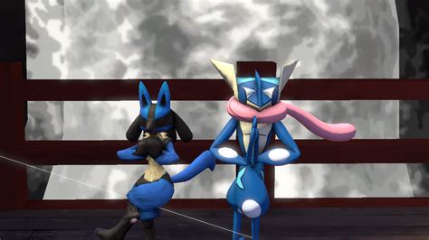 Greninja And Lucario By Chicalexin On Deviantart